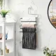 Space Saving Pants Hanger for 5 Pairs, Non-Slip Multi-Layer Closet Organizer