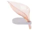 Leaf-Shaped Soap Dish with Drain, Orange
