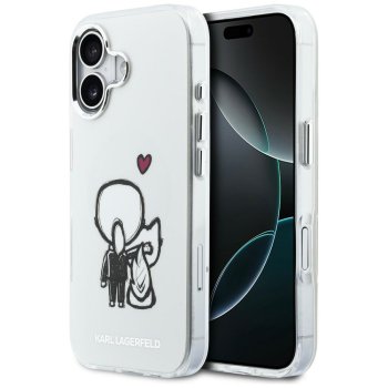 Karl Lagerfeld Karl & Choupette Back MagSafe Phone Case Cover iPhone 17 - Clear