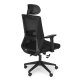 Ergonomic Office Chair ModernHome with Adjustable Headrest and Armrests, Black