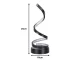 LED Spiral Desk Lamp, 3 Light Colors, USB, Black