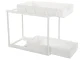 Pull-out Spice and Accessory Organizer, White