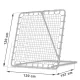 Neo-Sport 1490 Football Training Rebounder 120x120 cm