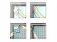 Mosquito Mesh Net Anti-Insect Screen for Windows - 130x150cm, Black