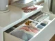 Textile Organizer for Underwear and Clothes 28x28x10 cm, White