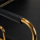 Gabbiano Prato Hairdressing Wash Unit, Black/Gold