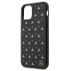 Mercedes iPhone 11 / Xr Case Silver Stars Pattern, Black