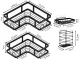 Bathroom Shelf Set (5 pcs), Black