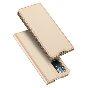 Xiaomi Poco M4 Pro 5G DUX DUCIS Skin Pro Series Leather Case Cover, Gold