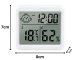Electronic Indoor Thermometer with Hygrometer, Clock and Calendar