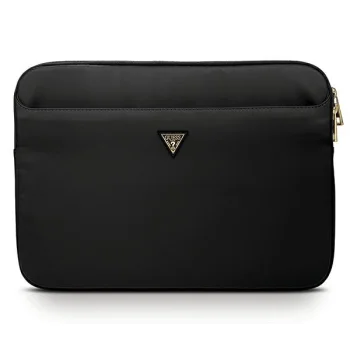 Guess Nylon Triangle Logo 13" Laptop Sleeve, Black