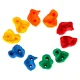 Kids Climbing Stones and Handles Set, 10 Pcs + Screws, Colorful