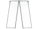 Magnetic Door Mosquito Net, 110x220 cm, Black