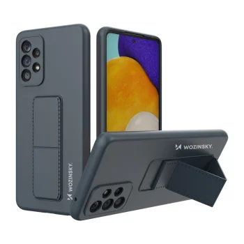Wozinsky Kickstand Case with Stand for Samsung Galaxy A73, Navy Blue