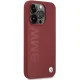 BMW iPhone 15 Pro Case Silicone Big Logo MagSafe, Red