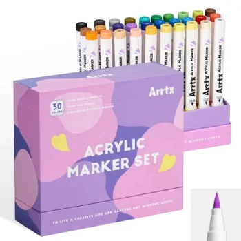 Acrylic Marker Pens ARRTX 30B, 30 Colours