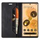 Google Pixel 6 Pro AUTSPACE Magnetic Book Case Cover, Black