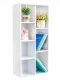 ModernHome WYJ-071 White Bookcase Shelving Unit