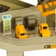 Multi-Level Electric Car Track Construction Site Playset with Crane and Cars