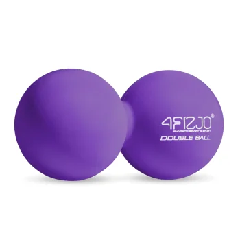 4Fizjo 504 Double Massage Ball, Silicone, Purple