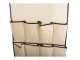 Fabric Wardrobe Organizer for Jewelry and Accessories, 90x45 cm, Beige