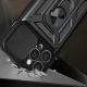 Hybrid Armor Camshield Case for iPhone 14 Pro Max, Black