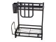 2-Tier Kitchen Countertop Organizer Shelf, Loft Style, Black