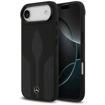 Mercedes Leather The Move MagSafe Case for iPhone 17 Air Black