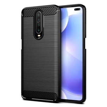Xiaomi Redmi K30 Carbon Fiber TPU Case - Black