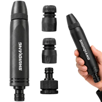 Garden Hose Spray Gun with 3 Spray Modes, Black
