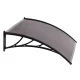 Polycarbonate Door Canopy 150x80 cm Entrance Awning Shelter MultiGarden