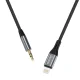 Dudao Lightning to 3.5mm Mini Jack Audio Cable 1m, Gray (L11PRO)