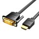 Кабель HDMI - DVI 5 м Vention ABFBJ (черный)
