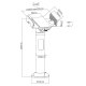 Maclean MC-847 Universal Payment Terminal Holder