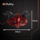 Ruhhy 26123 Demon / Devil Mask with Horns, Red/Black