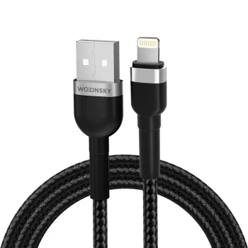 Wozinsky WNBAL1 USB-A to Lightning Cable 2.4A 1m Black