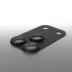 Etteri Camera Lens Protector for iPhone 18 Pro 9H Tempered Glass with Aluminium, Dark Grey