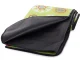 Waterproof Picnic and Beach Blanket, Green with Flowers, 150x200 cm