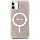 Guess iPhone 11 Case IML 4G Gold Stripe, Pink