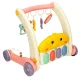 2-in-1 educational baby play mat and walker with piano Bibi-inn, pink