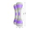 Regulējamā Svara Hanteles Fitnesam Aerobikai Sporta Spēka Treniņiem 3-in-1 (1/1,5/2 kg), Violets | Adjustable...