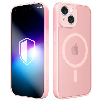 Dėklas 3mk Misty MagCase telefonui iPhone 14, rožinis