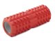Massage roller for back and legs with bumps, crossfit, yoga, red