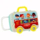 Kids Toy Tool Set with Screwdriver and Building Blocks, 258 Pieces, Suitcase