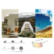 Rockbros SP338 ROAD TO SKY Cycling Glasses with 3 Interchangeable Lenses - Cream