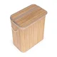 Modernhome Bamboo Laundry Basket, 100L, 2 Compartments