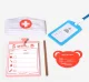 Wooden Play Little Doctor Set with Stethoscope