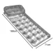 Intex 58894 Inflatable Air Mattress with Headrest, Silver