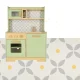 Children Kids Toy Wooden Kitchen With Accessories, 86cm