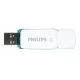 USB Flash Drive Philips Snow Edition 8GB USB 3.0, White/Green